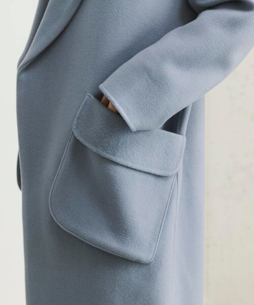 ENFOLD（エンフォルド）の「ENFOLD WOダブルフェイス1立体PKコート