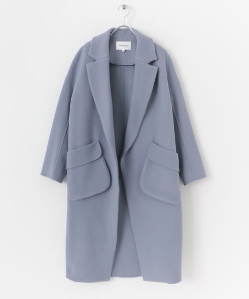 ENFOLD（エンフォルド）の「ENFOLD WOダブルフェイス1立体PKコート