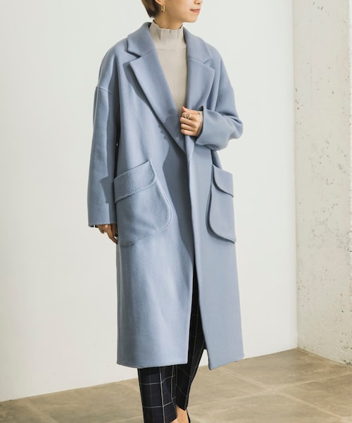 エンフォルド アウター ENFOLD/エンフォルド｜2022FW Coat Collection “OVER-SIZE FLARE COAT