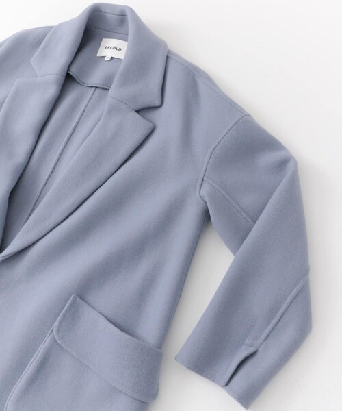 ENFOLD（エンフォルド）の「ENFOLD WOダブルフェイス1立体PKコート