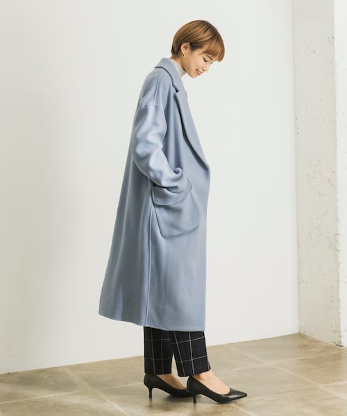 ENFOLD（エンフォルド）の「ENFOLD WOダブルフェイス1立体PKコート