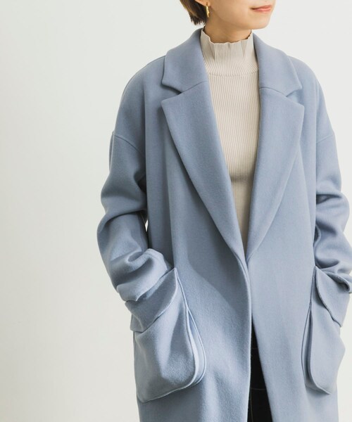 ENFOLD（エンフォルド）の「ENFOLD WOダブルフェイス1立体PKコート