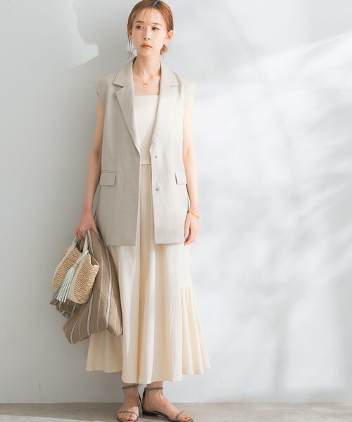 【新品タグ付】定価1.9万 リネンジレ URBAN RESEARCH ROSSO URBAN RESEARCH ROSSO WOMEN（アーバンリサーチ ロッソ）の