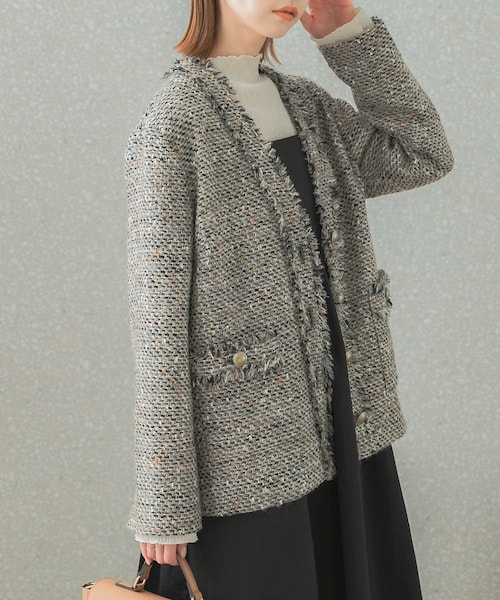 URBAN RESEARCH ROSSO WOMEN（アーバンリサーチ ロッソ）の「ツイードV