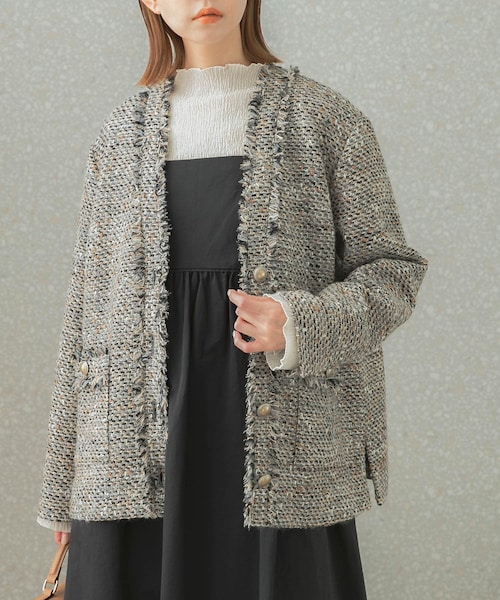 URBAN RESEARCH ROSSO WOMEN（アーバンリサーチ ロッソ）の「ツイードV