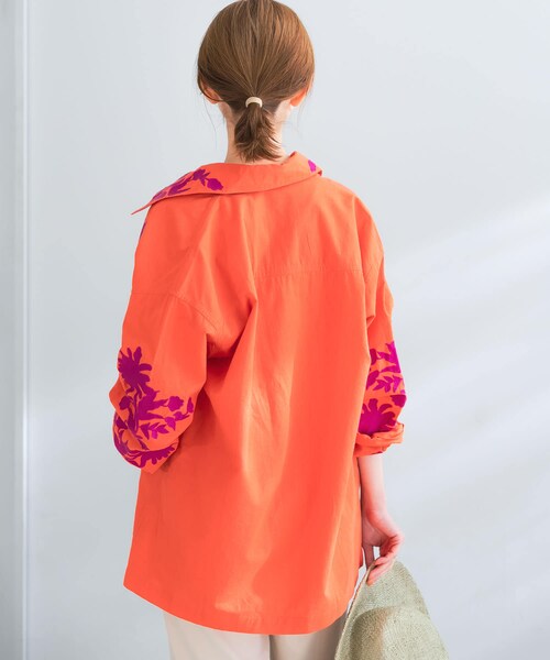 ジャケット・アウター sara mallika C.LINEN TAPE EMB CW JACKET ジャケット・アウター sara mallika C.LINEN TAPE EMB CW JACKET