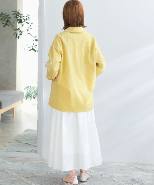 ジャケット・アウター sara mallika C.LINEN TAPE EMB CW JACKET Sara Mallika Cotton Linen Patchwork Embroidery Jacket | KOKO