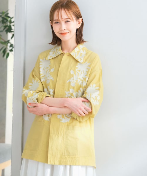 【美品】Sara mallika ジレ 楽天市場】【Sara Mallika】 Zeenat Wool Emb Gilet サラマリカ