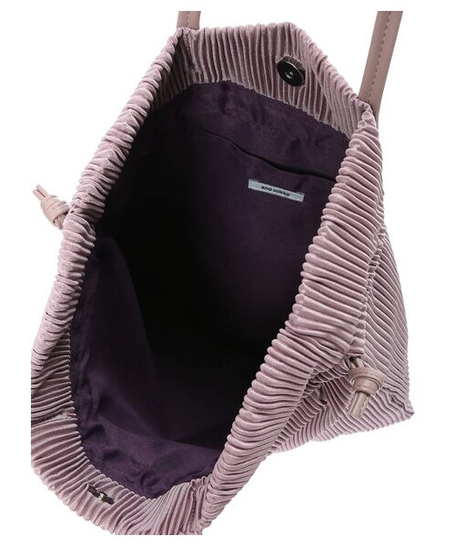 Green　Parks（グリーンパークス）の「andmikka.2way My fave トートバッグ（財布/小物・ホワイト/ブラック/ピンク/レッド/イエロー/グリーン/ブルー/パープル・F）」の7枚目の写真