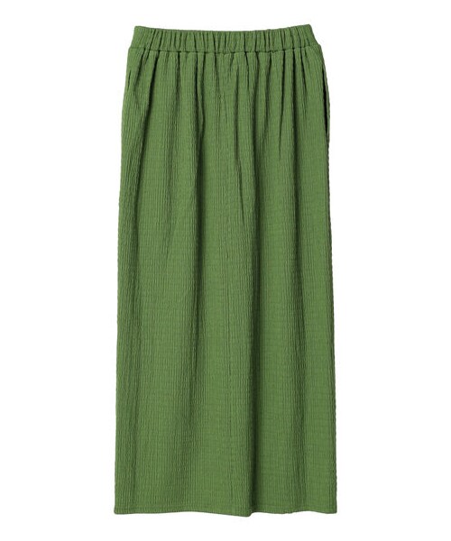 Green　Parks（グリーンパークス）の「ふくれJQ Iラインスカート（スカート・ブラック/ダークブラウン/グリーン・F）」の14枚目の写真