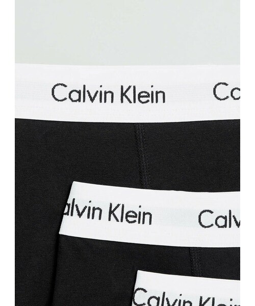 Calvin Klein（カルバン・クライン）の「Calvin Klein Cotton Stretch Trunk 3 Pack（ボクサーパンツ・メンズ・Black・L/M/S）」の2枚目の写真