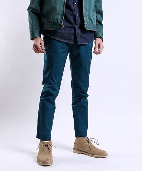 FREAK'S STORE（フリークスストア）の「ツイルストレッチスキニーチノパンツ（パンツ・メンズ・ホワイト/ブラック/ベージュ/ブルーグリーン/その他/柄６・S/M/L）」の4枚目の写真