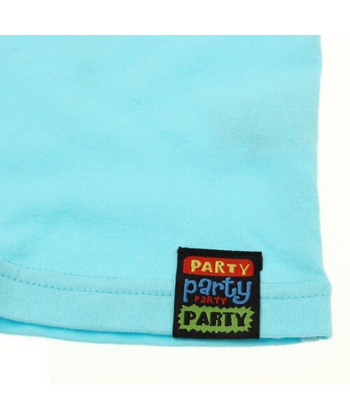 PARTY PARTY（パーティーパーティー）の「【PARTY】アニバーサリー箔pt.Ｔシャツ（トップス・キッズ・ブラック/オフホワイト/パープル/ローズピンク/サックス・80/90/95/100/110/120）」の18枚目の写真