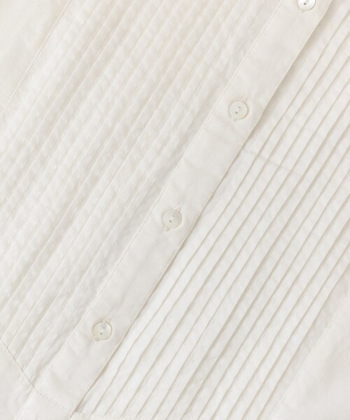 URBAN RESEARCH Sonny Label(アーバンリサーチサニーレーベル)の「『WEB/一部店舗限定』エアリーコットンピンタックドレスシャツ(トップス・レディース・ブラック/スモーキーブルー/オフ/サーモンピンク/ミント・FREE)」の12枚目の写真