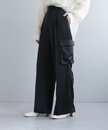 Lui's | サテンカーゴパンツ(カーゴパンツ)
