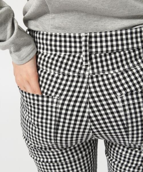LOWRYS FARM(ローリーズファーム)の「ストライプ*ギンガムスキニーパンツ(パンツ・レディース・オフ×ストライプ/ブラック×ギンガム/ネイビー×ギンガム/ブルー×ストライプ/ネイビー×ストライプ・XS/S/M/L)」の11枚目の写真