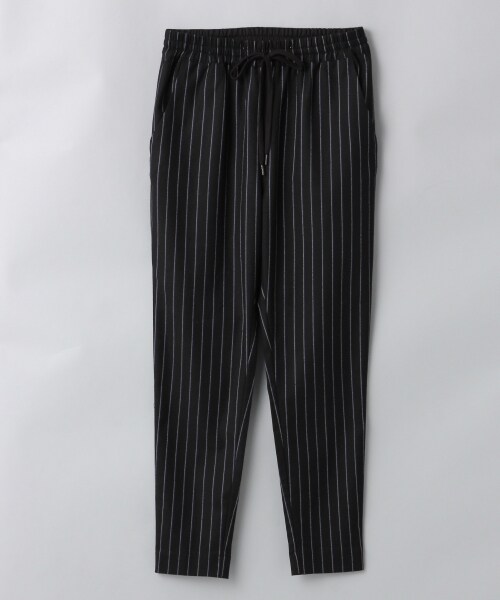 JEANASIS(ジーナシス)の「ウエストイージーテーパードパンツ(パンツ・レディース・ホワイトチェック/ブラック/グレーストライプ/ブラックストライプ・FREE)」の3枚目の写真