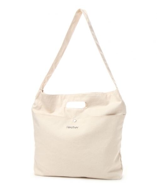 Heather（ヘザー）の「キャンバスロゴトート（バッグ・レディース・LAGUNA BEACH08/Shopaholic19・ONE SIZE）」の4枚目の写真