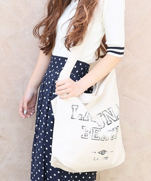 Heather（ヘザー）の「キャンバスロゴトート（バッグ・レディース・LAGUNA BEACH08/Shopaholic19・ONE SIZE）」の8枚目の写真