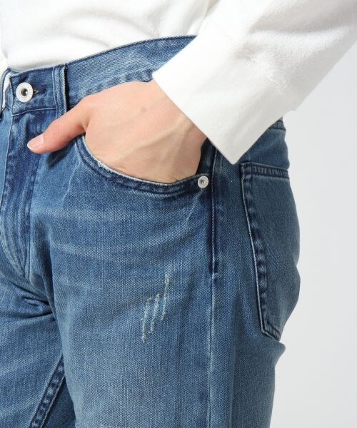 RAGEBLUE(レイジブルー)の「クラッシュデニム5ポケ(パンツ・メンズ・ライトブルー/ブルー・M(30インチ)/L(32インチ))」の6枚目の写真