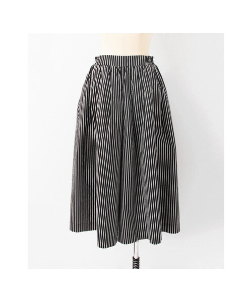 URBAN RESEARCH Sonny Label（アーバンリサーチサニーレーベル）の「ストライプイージーワイドパンツ（パンツ・レディース・ホワイト/ブラック・FREE）」の9枚目の写真