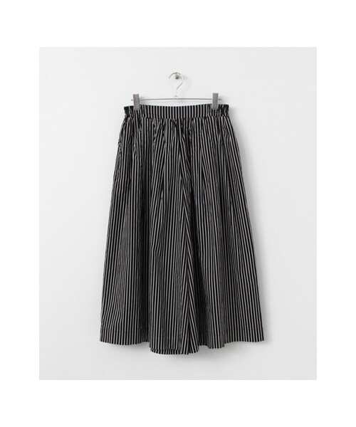 URBAN RESEARCH Sonny Label（アーバンリサーチサニーレーベル）の「ストライプイージーワイドパンツ（パンツ・レディース・ホワイト/ブラック・FREE）」の2枚目の写真