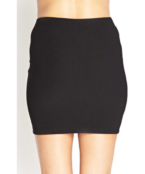 FOREVER 21（フォーエバー トゥエンティーワン）の「FOREVER 21 Ribbed Bodycon Pencil Skirt（スカート・レディース・Royal/Black/Cream/Taupe/Wine・Medium/Small/Large）」の14枚目の写真
