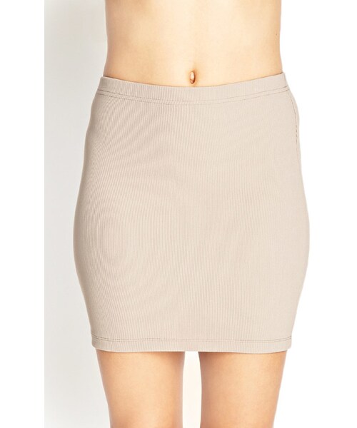FOREVER 21（フォーエバー トゥエンティーワン）の「FOREVER 21 Ribbed Bodycon Pencil Skirt（スカート・レディース・Royal/Black/Cream/Taupe/Wine・Medium/Small/Large）」の10枚目の写真