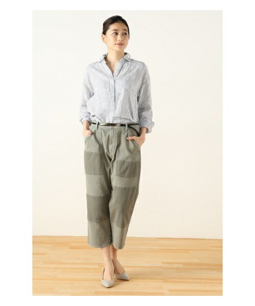 Spick & Span(スピックアンドスパン)の「≪WEB先行予約≫フレンチリネン ロンストレギュラー プルオーバー シャツ(シャツ・レディース・ネイビー/ブルー/ピンク/イエロー・フリー)」の15枚目の写真