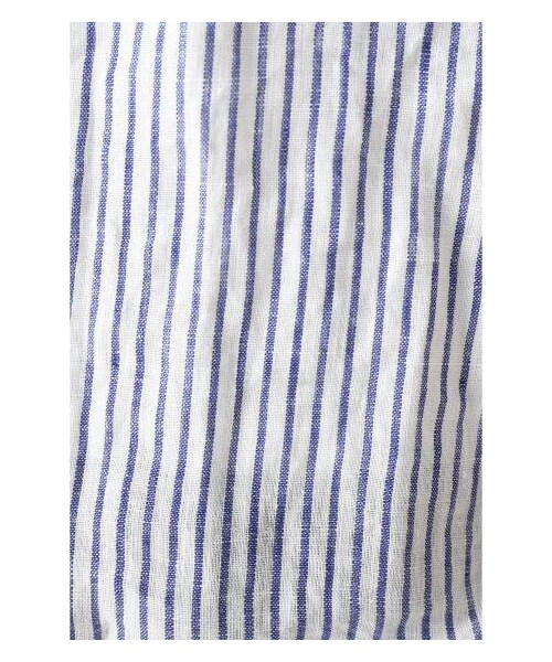 Spick & Span(スピックアンドスパン)の「≪WEB先行予約≫フレンチリネン ロンストレギュラー プルオーバー シャツ(シャツ・レディース・ネイビー/ブルー/ピンク/イエロー・フリー)」の14枚目の写真