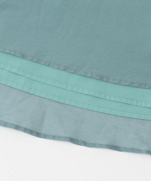 URBAN RESEARCH DOORS（アーバンリサーチドアーズ）の「コットンシルクロングスカート（スカート・レディース・D.MINT/BLACK/BROWN・M）」の17枚目の写真