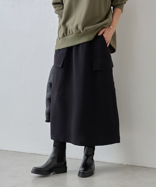 beardsley カーゴユルタイトスカート BEARDSLEY（ビアズリー）の「《2サイズ展開》カーゴユルタイト