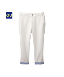 GU | （GU）カラーテーパードクロップドチノ(パンツ)