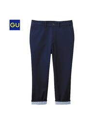 GU | （GU）カラーテーパードクロップドチノ(パンツ)