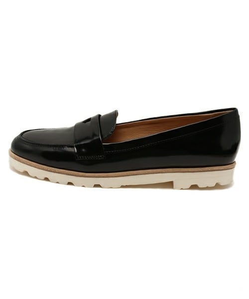 FABIO RUSCONI（ファビオルスコーニ）の「FABIO RUSCONI ラグソールローファー（その他シューズ・レディース・ホワイト/ブラック・38/37）」の3枚目の写真