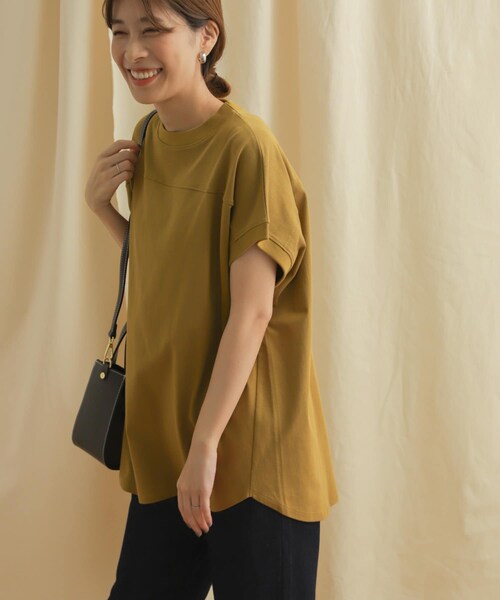 URBAN RESEARCH DOORS(アーバンリサーチドアーズ)の「フットボールロングカットソー(トップス・レディース・OFF WHITE/L/BEIGE/BLACK/Y/KHAKI・M)」の21枚目の写真