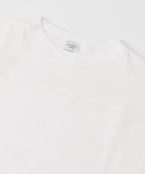 URBAN RESEARCH DOORS(アーバンリサーチドアーズ)の「フットボールロングカットソー(トップス・レディース・OFF WHITE/L/BEIGE/BLACK/Y/KHAKI・M)」の14枚目の写真