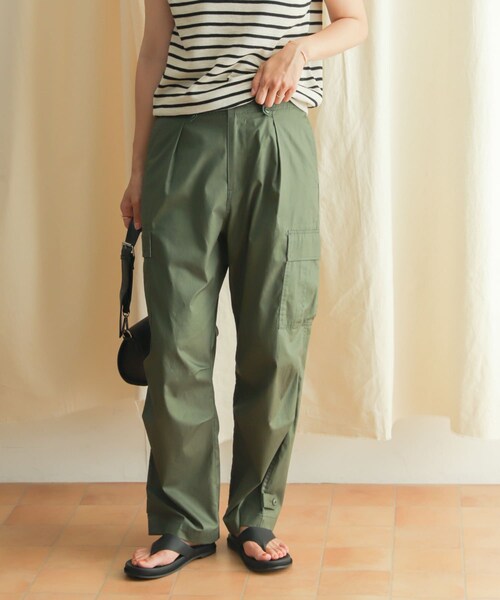 Adererror カーゴパンツ オリーブグリーン Adererror カーゴパンツ オリーブグリーン Adererror カーゴパンツ