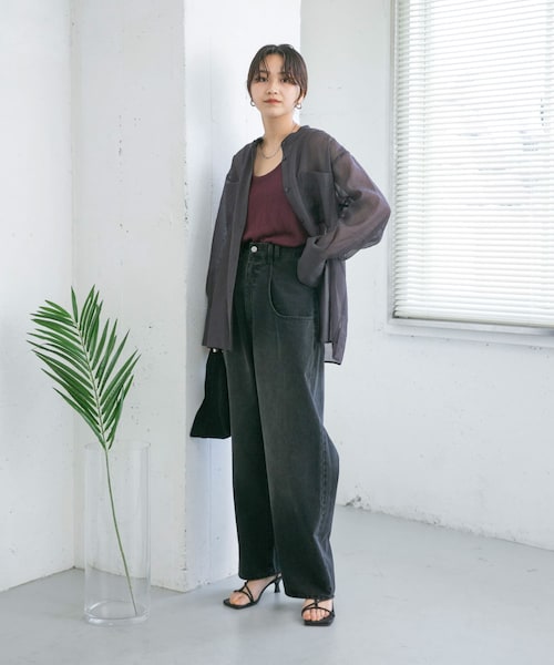 KBF（ケイビーエフ）の「BIGポケットデザインデニム（その他・レディース・BLACK/L.BLUE・34/36/38）」の12枚目の写真