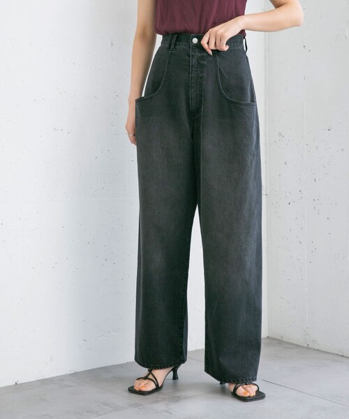 KBF（ケイビーエフ）の「BIGポケットデザインデニム（その他・レディース・BLACK/L.BLUE・34/36/38）」の6枚目の写真