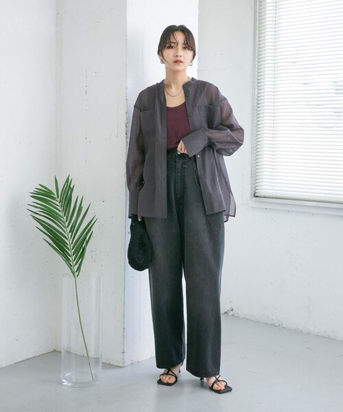 KBF（ケイビーエフ）の「BIGポケットデザインデニム（その他・レディース・BLACK/L.BLUE・34/36/38）」の11枚目の写真