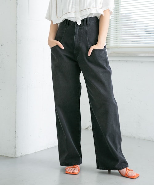 KBF（ケイビーエフ）の「BIGポケットデザインデニム（その他・レディース・BLACK/L.BLUE・34/36/38）」の14枚目の写真