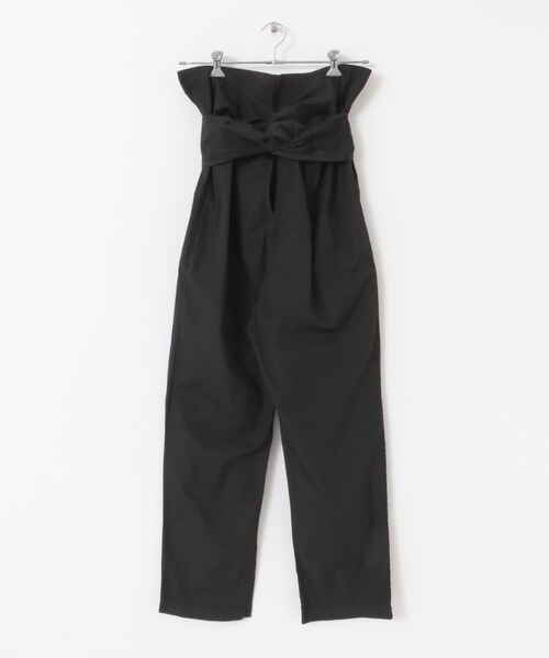 COSMIC WONDER(コズミックワンダー)の「COSMIC WONDER Suvin cotton wrappedpants(パンツ・レディース・Black/Beeswax・FREE)」の2枚目の写真