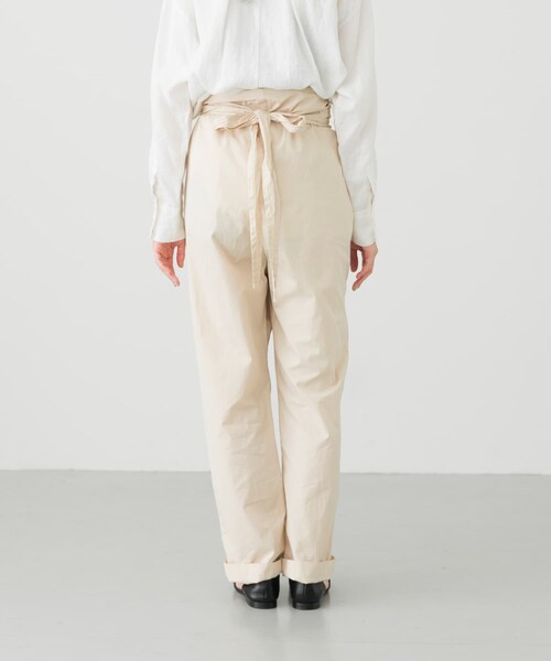COSMIC WONDER(コズミックワンダー)の「COSMIC WONDER Suvin cotton wrappedpants(パンツ・レディース・Black/Beeswax・FREE)」の16枚目の写真