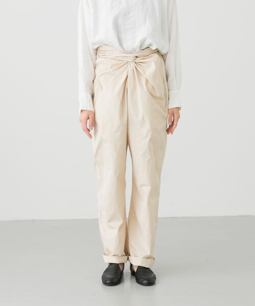 COSMIC WONDER(コズミックワンダー)の「COSMIC WONDER Suvin cotton wrappedpants(パンツ・レディース・Black/Beeswax・FREE)」の14枚目の写真