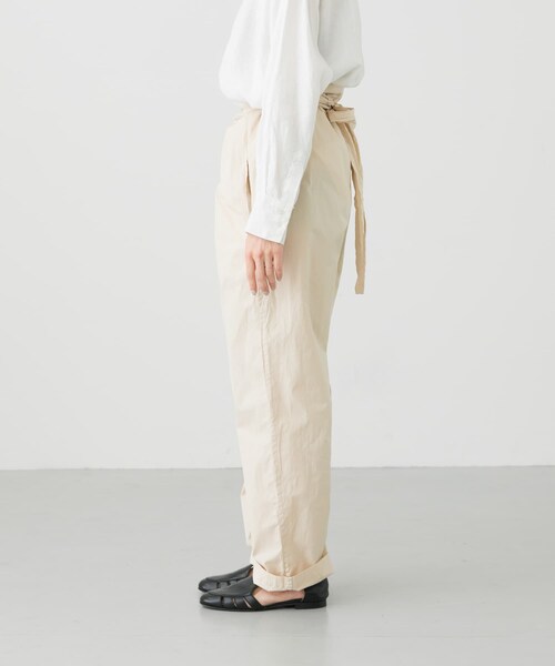 COSMIC WONDER(コズミックワンダー)の「COSMIC WONDER Suvin cotton wrappedpants(パンツ・レディース・Black/Beeswax・FREE)」の15枚目の写真