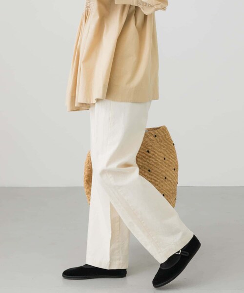 かぐれ(カグレ)の「コットンデニムイージーパンツ(パンツ・レディース・NATURAL/INDIGO・FREE)」の13枚目の写真