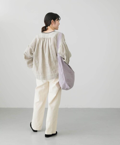 かぐれ(カグレ)の「コットンデニムイージーパンツ(パンツ・レディース・NATURAL/INDIGO・FREE)」の11枚目の写真