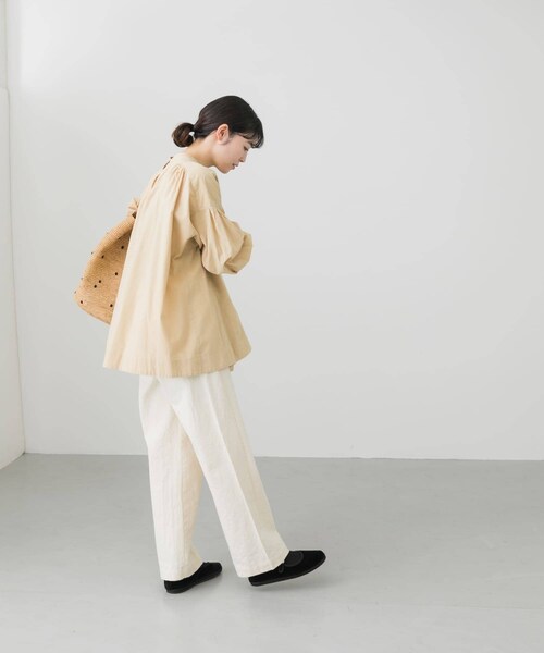 かぐれ(カグレ)の「コットンデニムイージーパンツ(パンツ・レディース・NATURAL/INDIGO・FREE)」の19枚目の写真