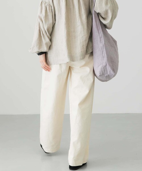 かぐれ(カグレ)の「コットンデニムイージーパンツ(パンツ・レディース・NATURAL/INDIGO・FREE)」の5枚目の写真